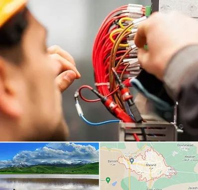 سیم کشی تلفن در مرند