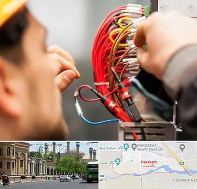 سیم کشی تلفن در پاکدشت