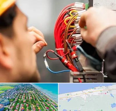 سیم کشی تلفن در فریدونکنار