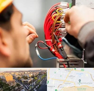 سیم کشی تلفن در تهرانپارس