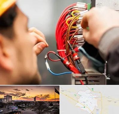 سیم کشی تلفن در قوچان