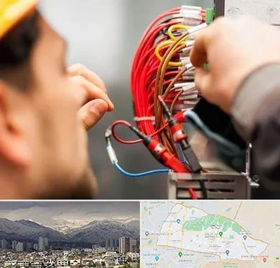 سیم کشی تلفن در منطقه 4 تهران