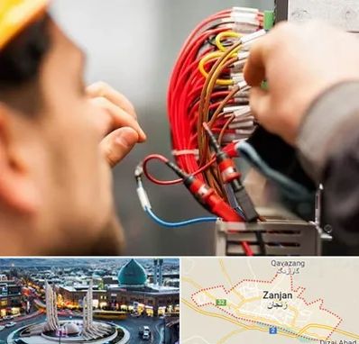 سیم کشی تلفن در زنجان