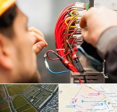 سیم کشی تلفن در الهیه مشهد