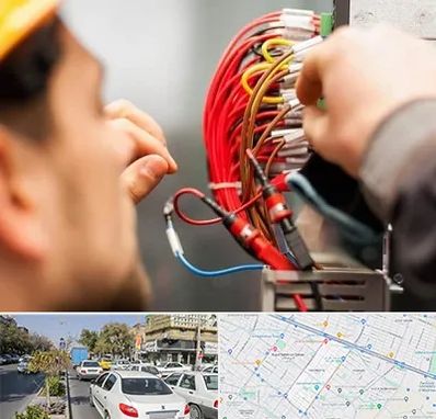 سیم کشی تلفن در مفتح مشهد