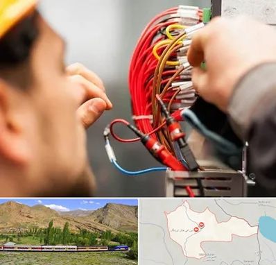 سیم کشی تلفن در خاش