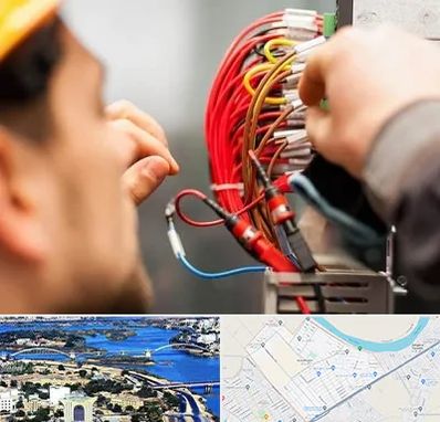 سیم کشی تلفن در کوروش اهواز