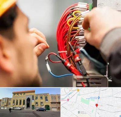 سیم کشی تلفن در زنبیل آباد قم