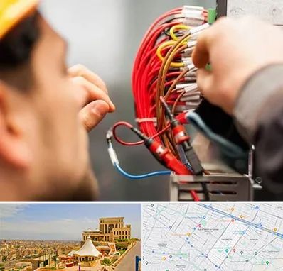 سیم کشی تلفن در هاشمیه مشهد