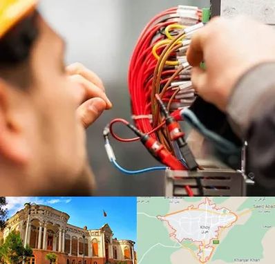 سیم کشی تلفن در خوی