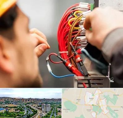 سیم کشی تلفن در شهریار