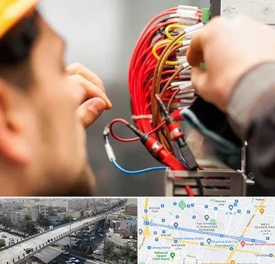 سیم کشی تلفن در فرجام