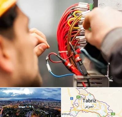 سیم کشی تلفن در تبریز
