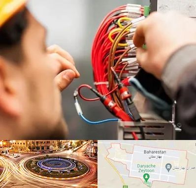 سیم کشی تلفن در بهارستان