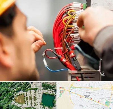 سیم کشی تلفن در وکیل آباد مشهد