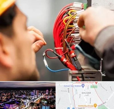 سیم کشی تلفن در گلسار رشت