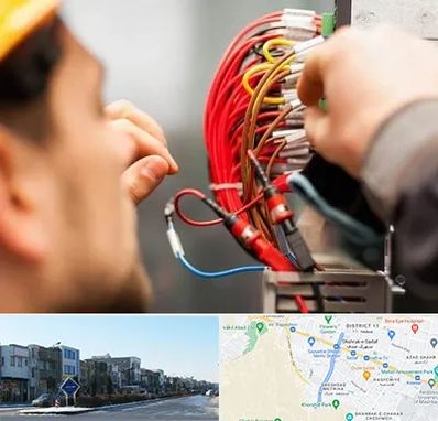 سیم کشی تلفن در شریعتی مشهد