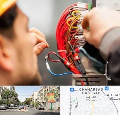 سیم کشی تلفن در چهارصد دستگاه