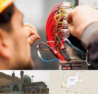 سیم کشی تلفن در شهرضا