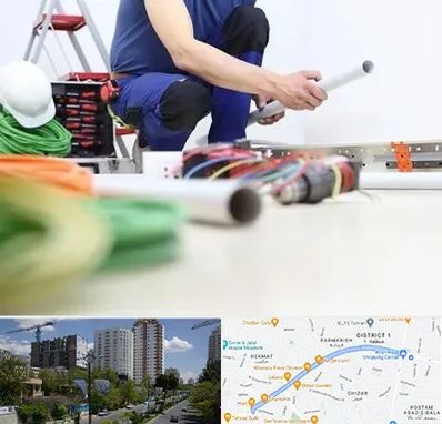 سیم کشی ساختمان در اندرزگو