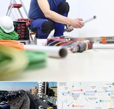 سیم کشی ساختمان در پیروزی