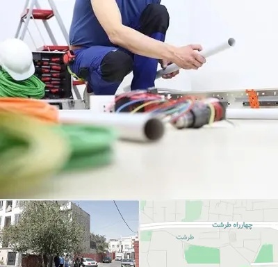 سیم کشی ساختمان در طرشت