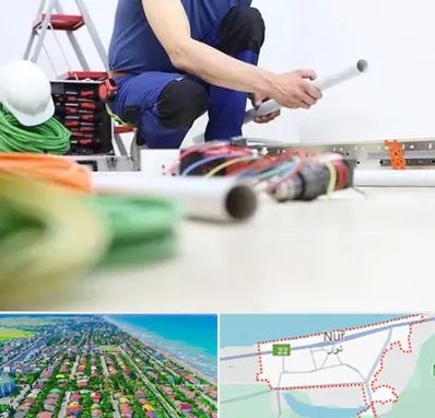 سیم کشی ساختمان در نور