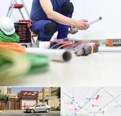 سیم کشی ساختمان در باجک قم