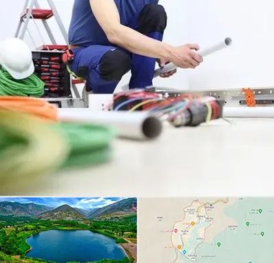 سیم کشی ساختمان در رودبار