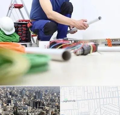 سیم کشی ساختمان در جیحون
