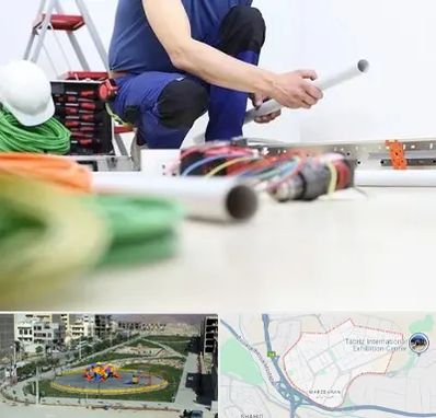 سیم کشی ساختمان در مرزداران تبریز