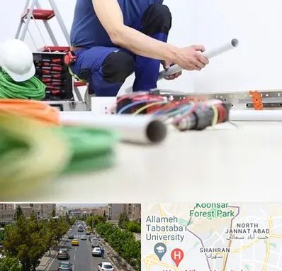 سیم کشی ساختمان در شهران