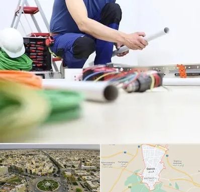 سیم کشی ساختمان در قزوین