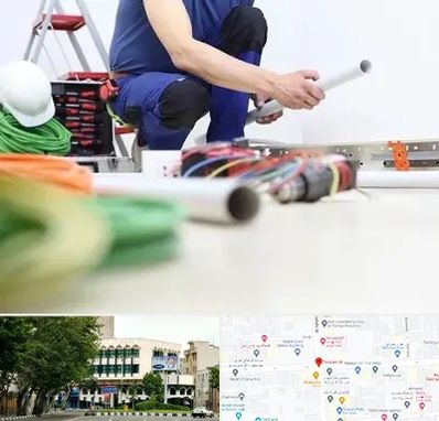 سیم کشی ساختمان در طالقانی