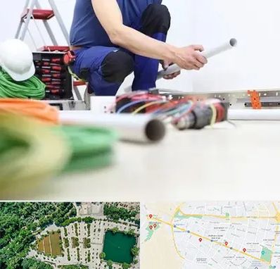 سیم کشی ساختمان در وکیل آباد مشهد