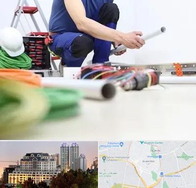 سیم کشی ساختمان در فرشته