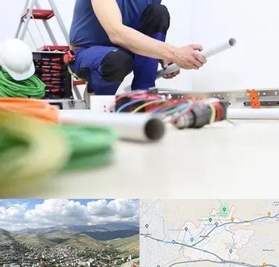 سیم کشی ساختمان در رودهن