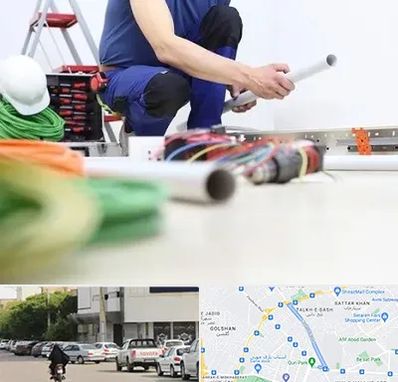 سیم کشی ساختمان در قدوسی شرقی شیراز