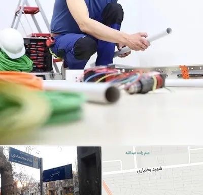 سیم کشی ساختمان در سی متری جی