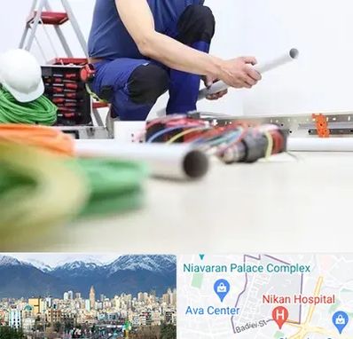 سیم کشی ساختمان در آجودانیه