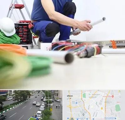 سیم کشی ساختمان در ستارخان