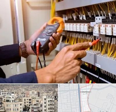 برق کشی ساختمان در اسکندری