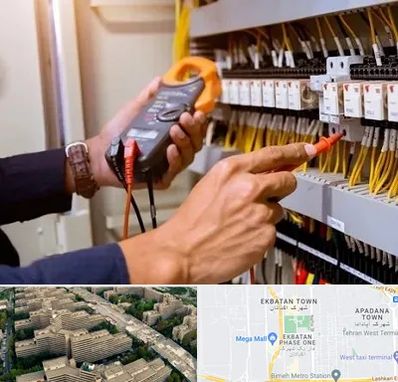 برق کشی ساختمان در اکباتان