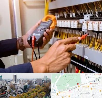 برق کشی ساختمان در بلوار کشاورز