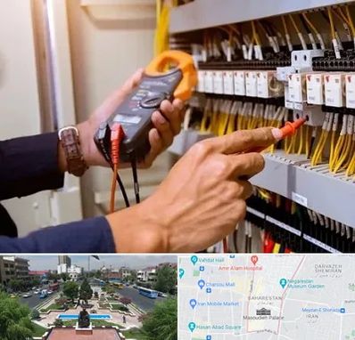 برق کشی ساختمان در بهارستان