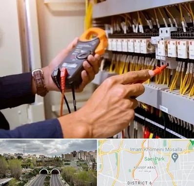 برق کشی ساختمان در یوسف آباد