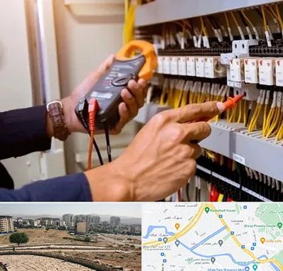 برق کشی ساختمان در کوی وحدت شیراز