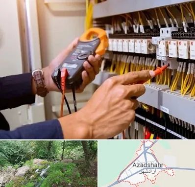 برق کشی ساختمان در آزادشهر
