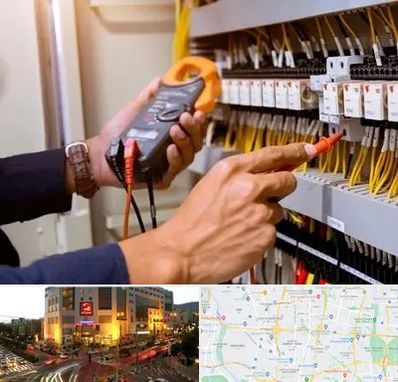 برق کشی ساختمان در جنت آباد تهران