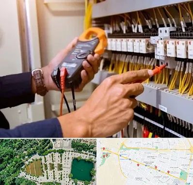 برق کشی ساختمان در وکیل آباد مشهد